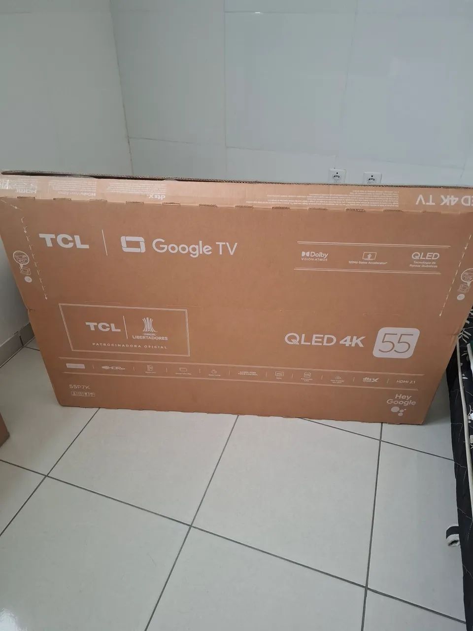 ÁVendo tv na caixa com nf. - Foto 4