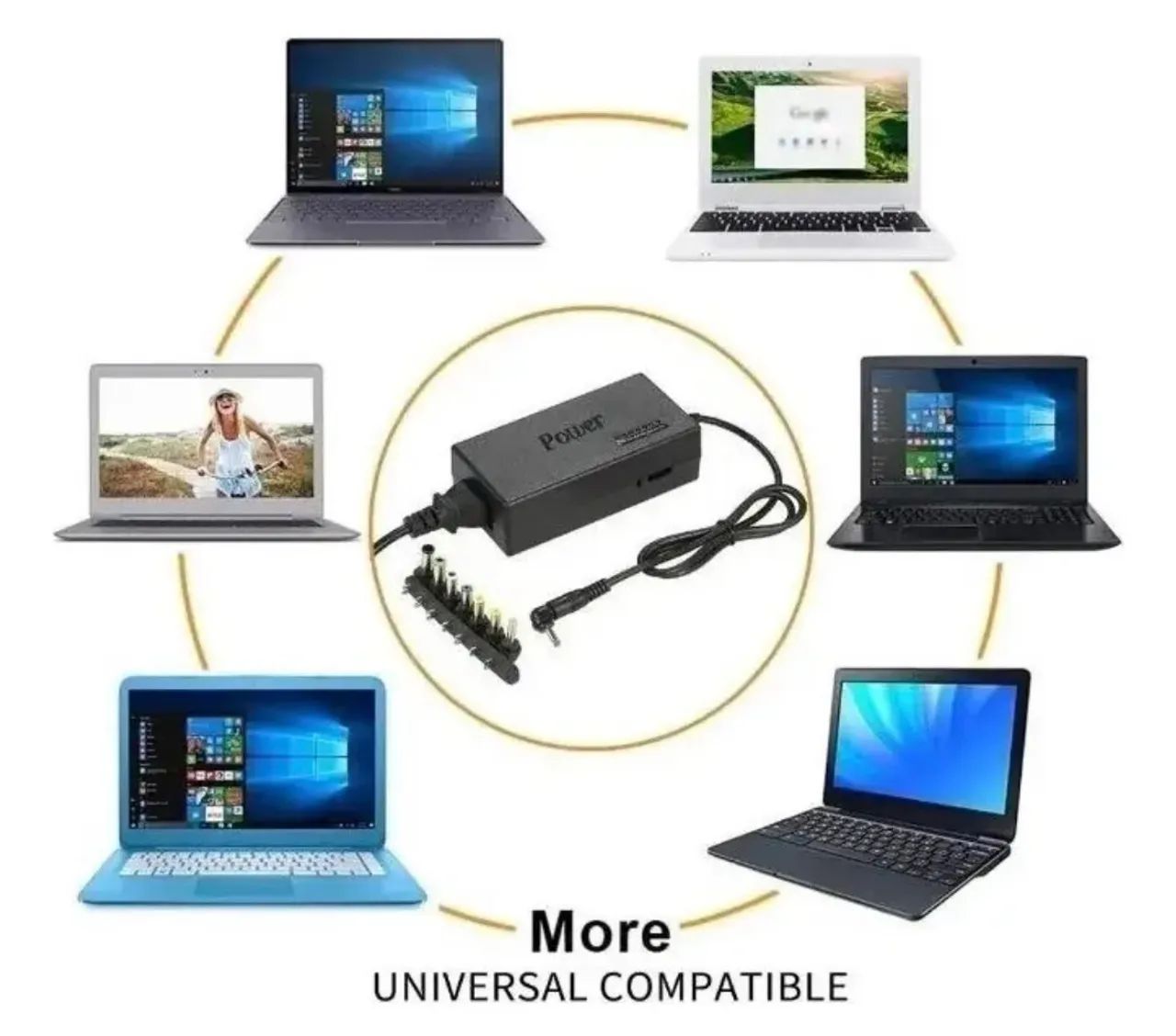 Carregador universal P/ notebook Lacrado - Foto 3