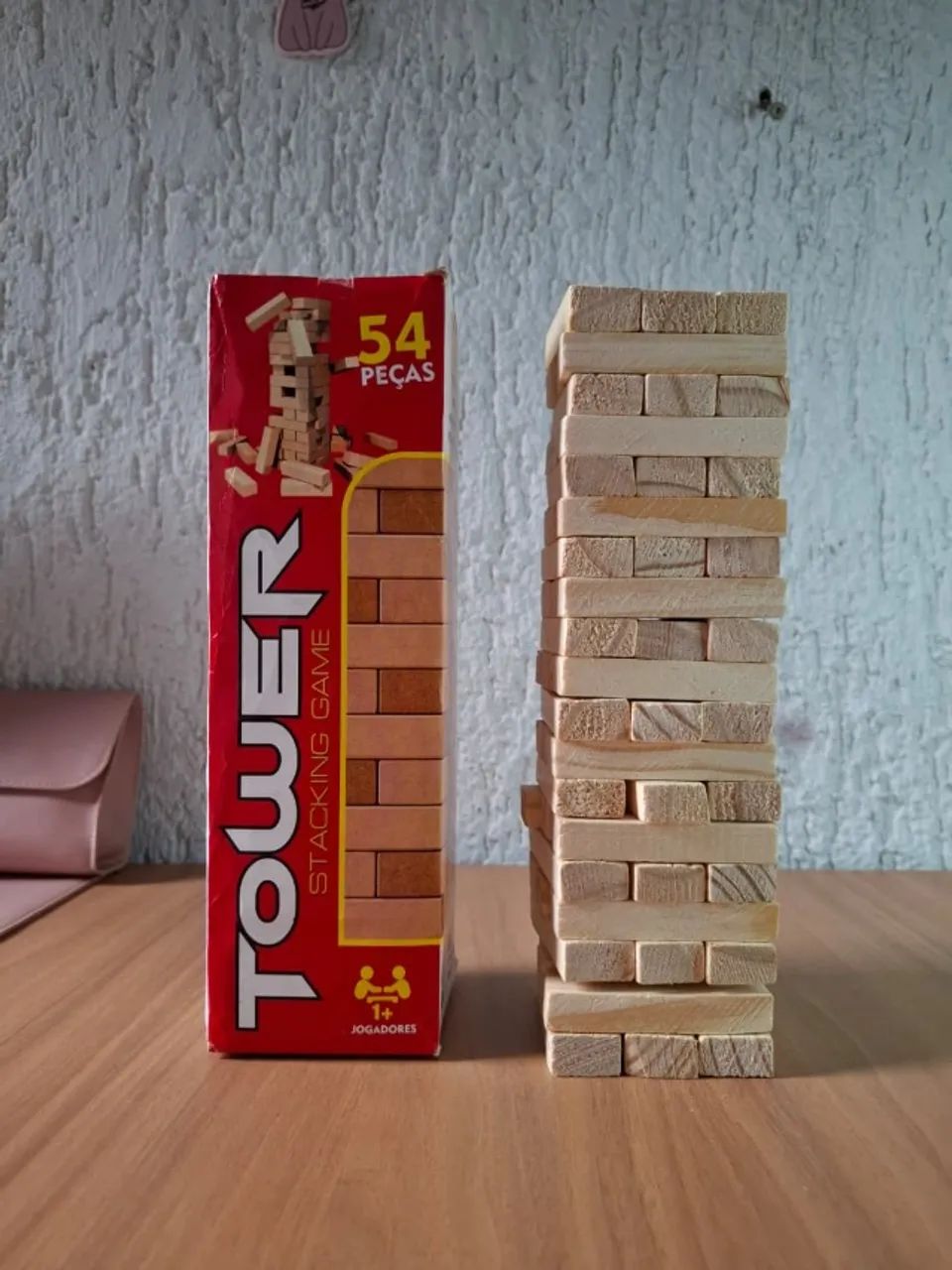 Jogo Tower Jenga de Madeira - Foto 2