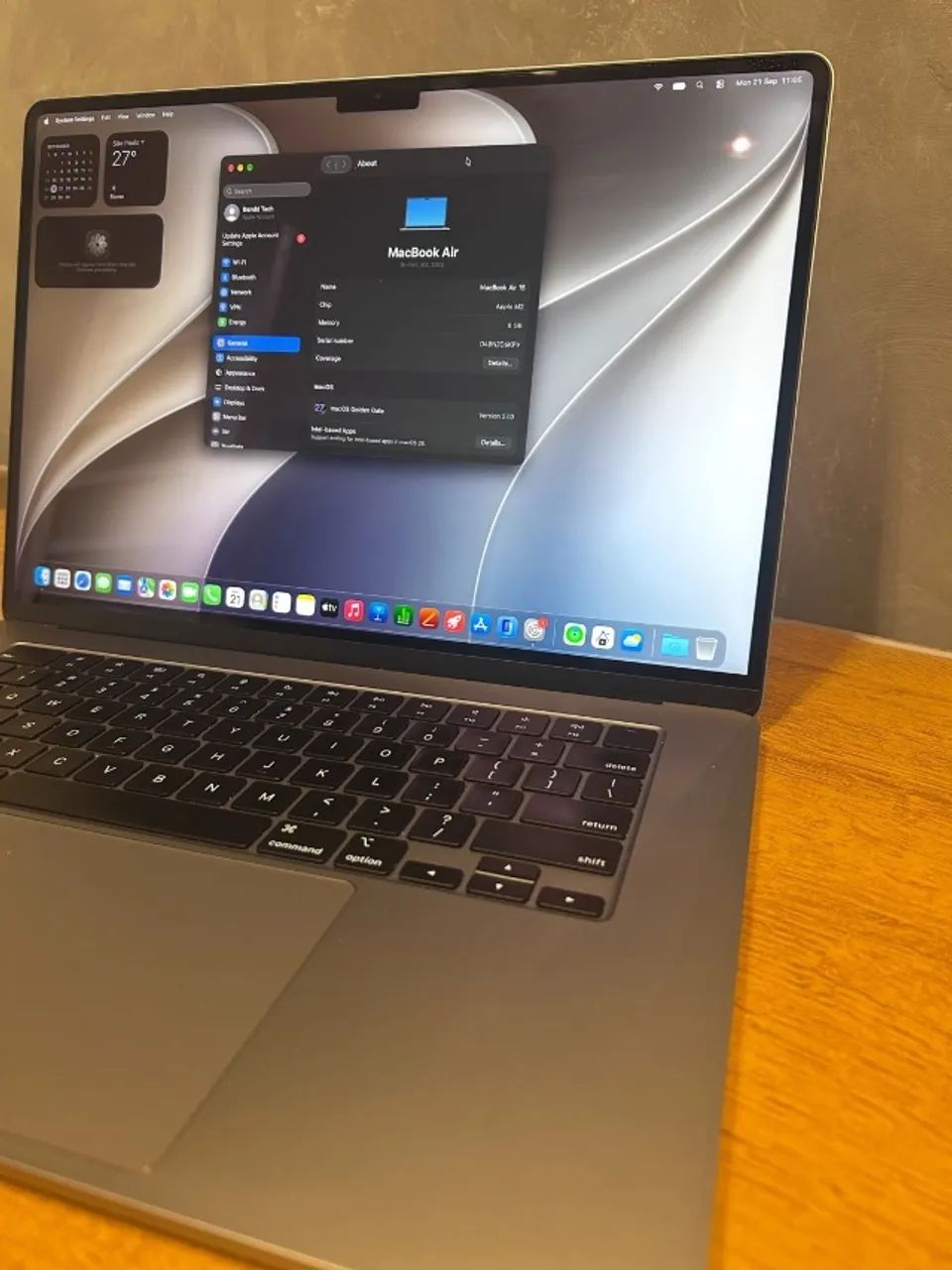 Macbook Air M2 15 polegadas 08gb / 256ssd super novo - Foto 3