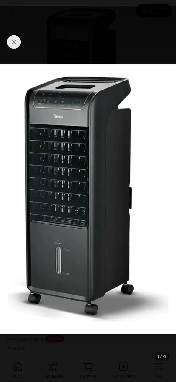 Umidificador e ventilador midea 110v  4,5 litros