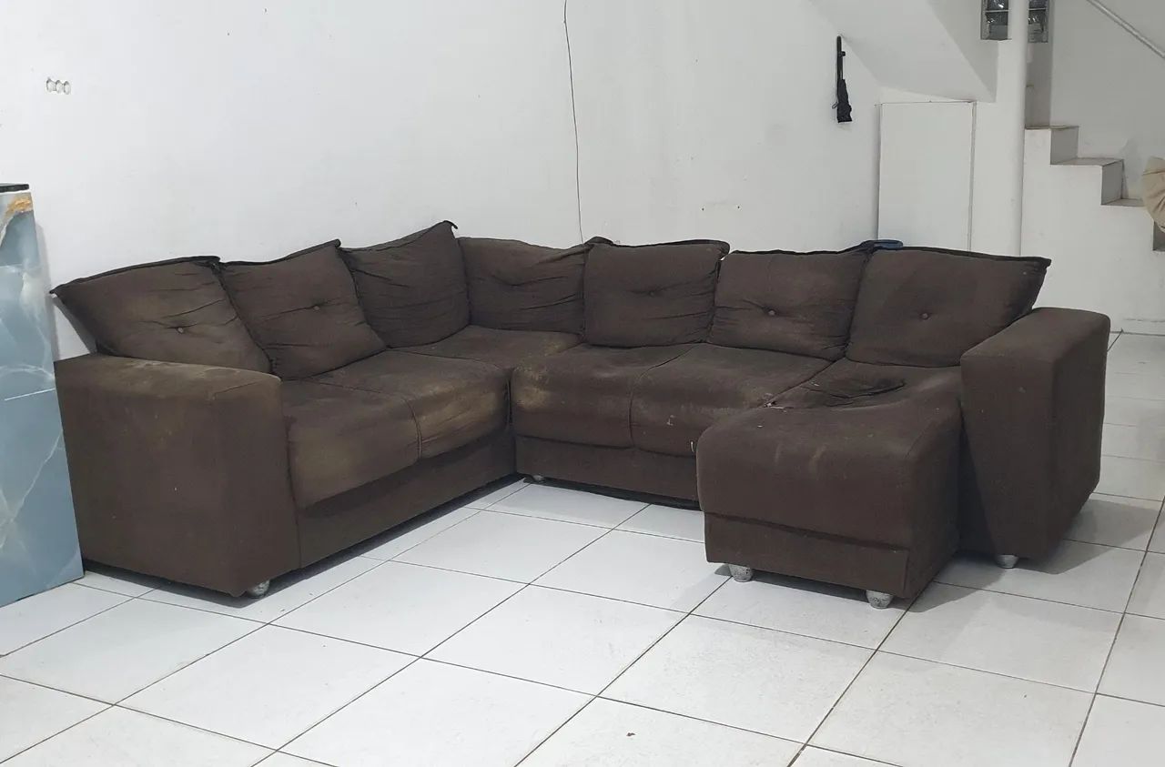Sofá 6 lugares de canto