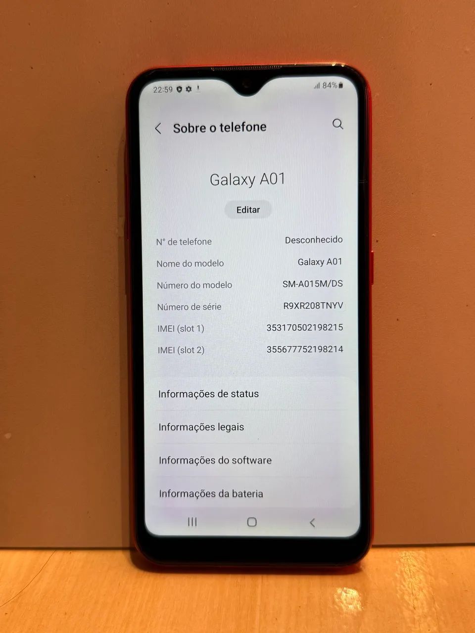 Samsung A01  - Foto 3