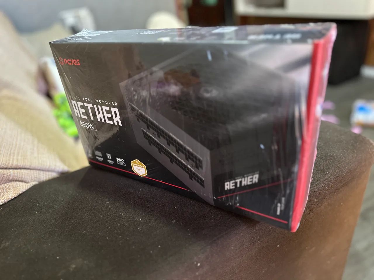 FONTE GAMER 850W TOP DE LINHA FULL MODULAR - Foto 2