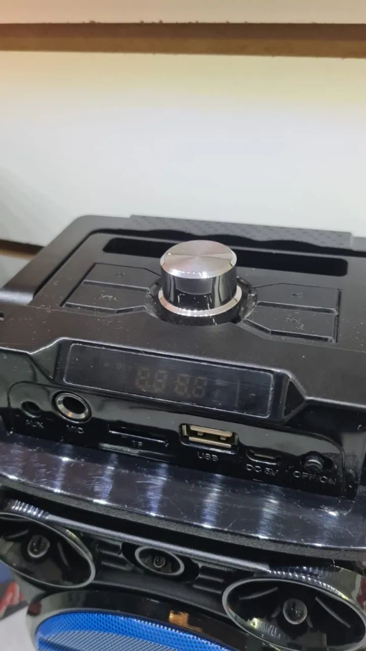 Caixa de Som com entrada para microfone-5W - Foto 3
