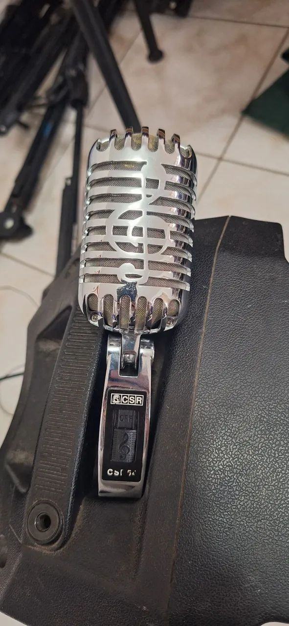 Microfone Dinamico Modelo CSR 54 Vintage