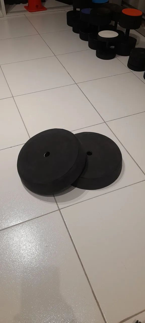 2 anilhas de 10kg - Foto 4