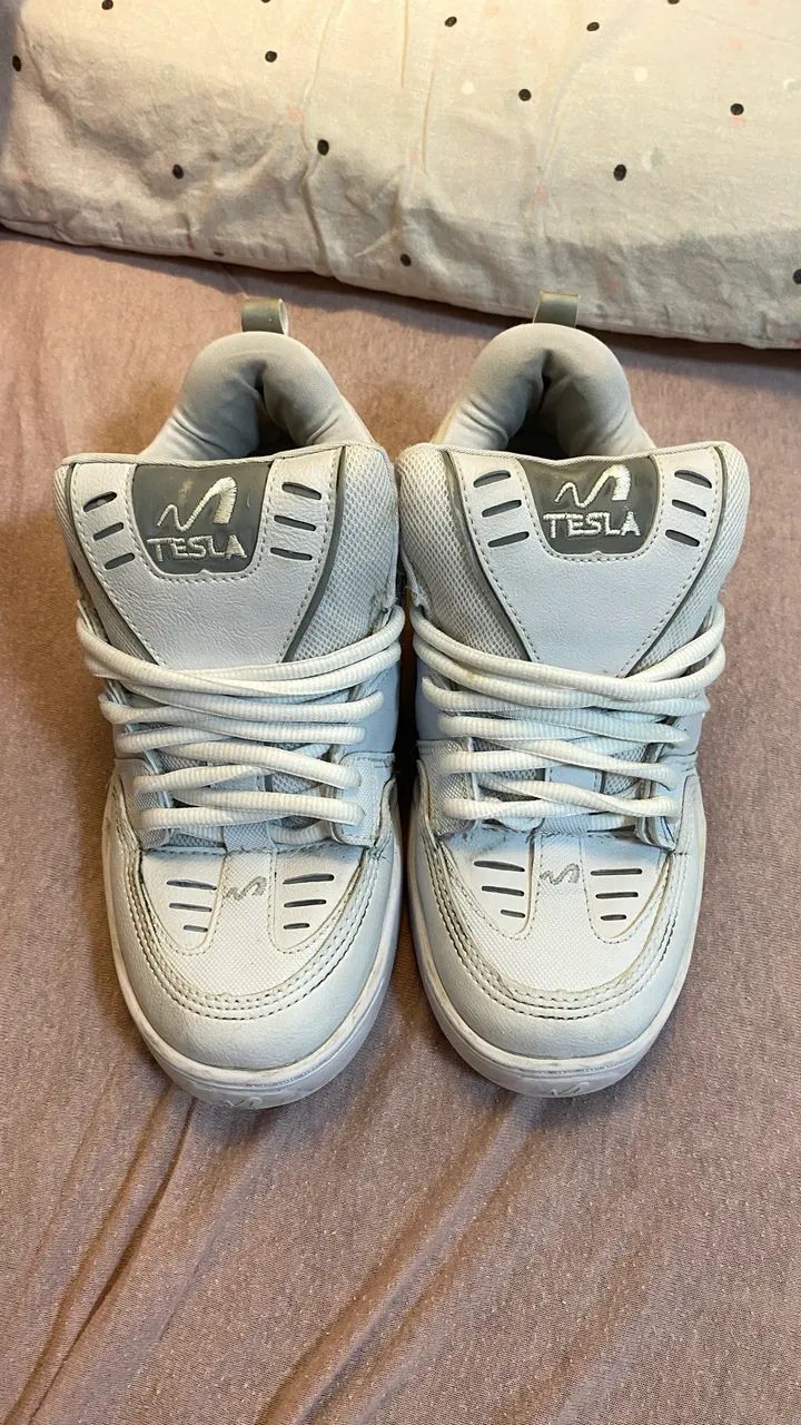 tênis tesla nine9 branco - Foto 2