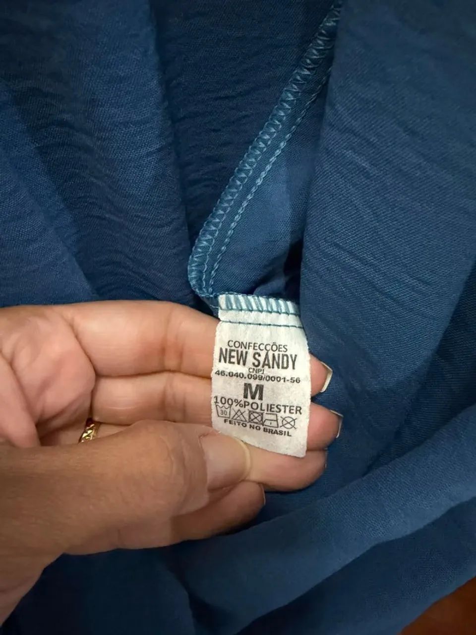 Blusa Azul ônix - Foto 3