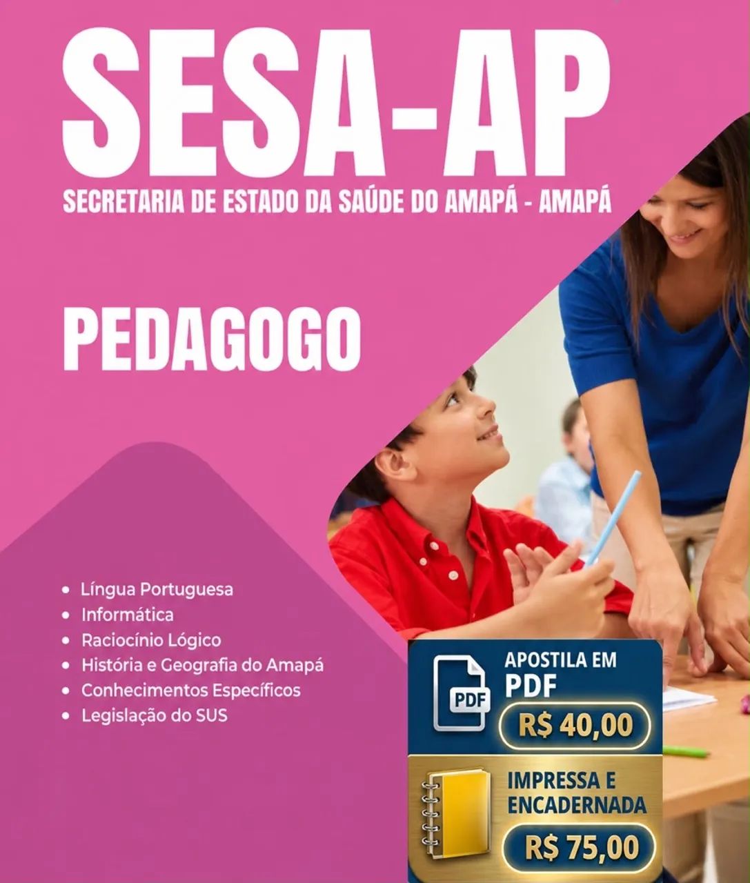 Apostilas concurso SESA-AP