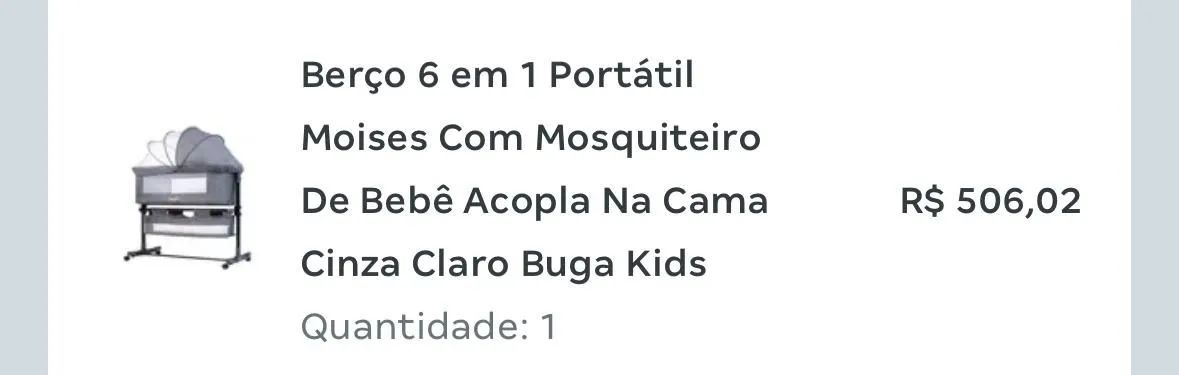 Berço portátil Moisés  - Foto 3