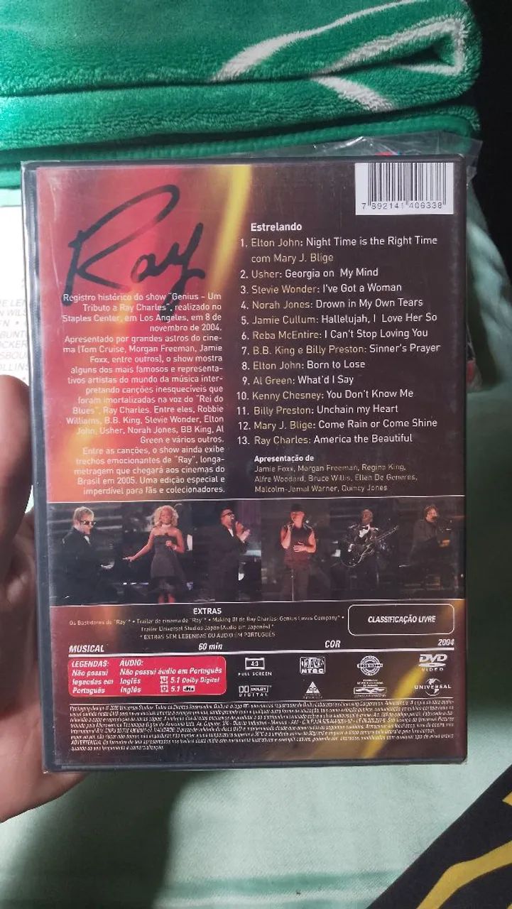 DVD Ray - Genius: Um Tributo a Ray Charles (Original / Lacrado) - Foto 2