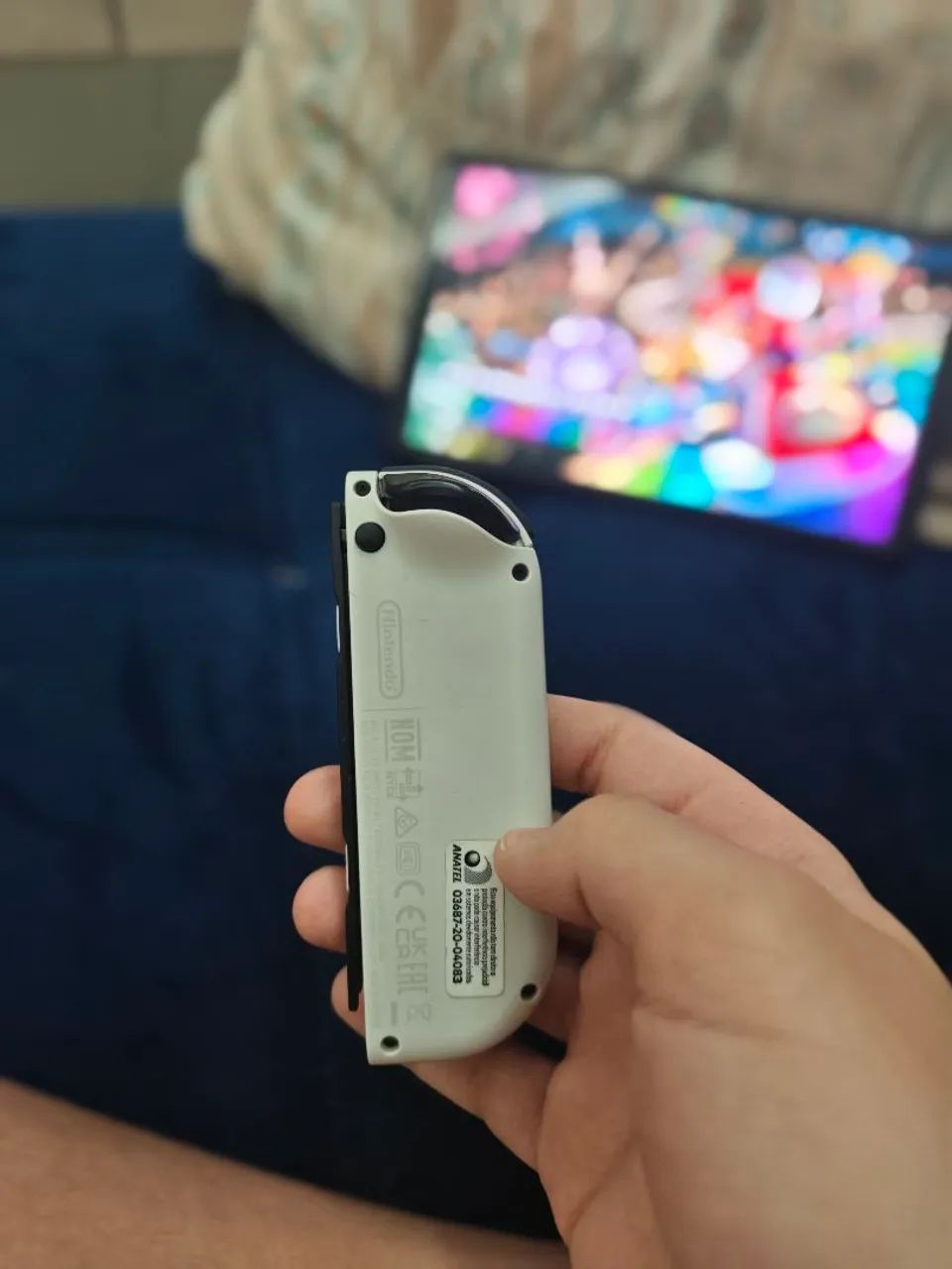 Nintendo Switch OLED desbloqueado com película case e proteção para analógico  - Foto 3