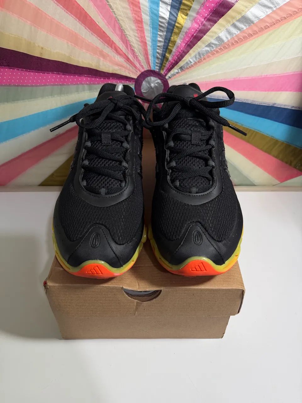 Adidas Megaride Core Black Better Scarlet Solar Orange - Foto 2
