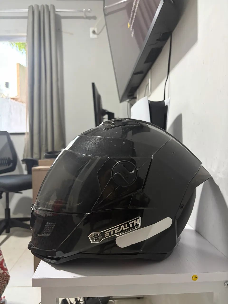 Capacete stealth preto - Foto 3