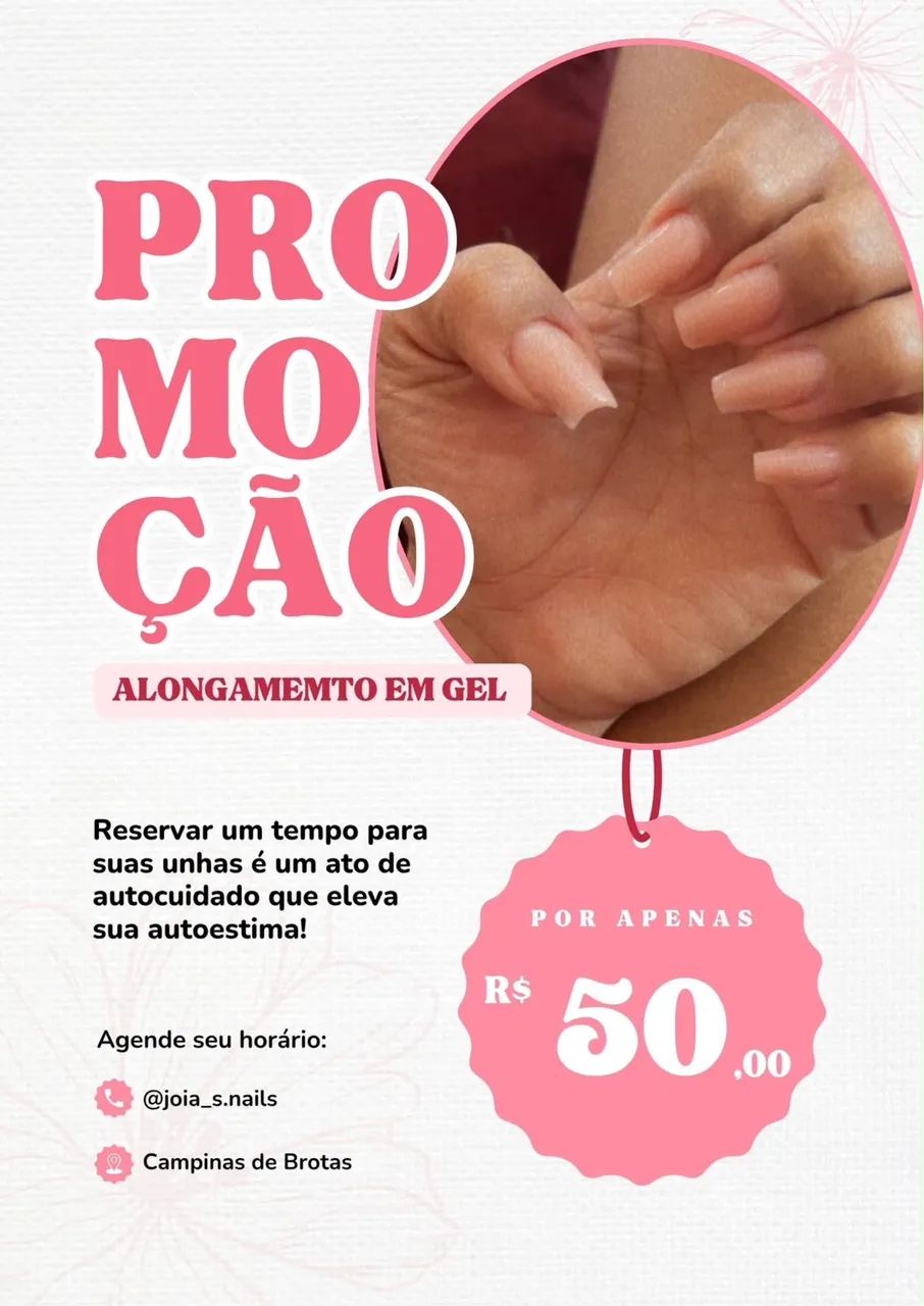 alongamento em gel  - Foto 2