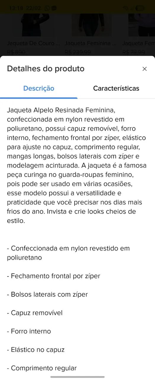 Jaqueta alpelo 44 - Foto 3