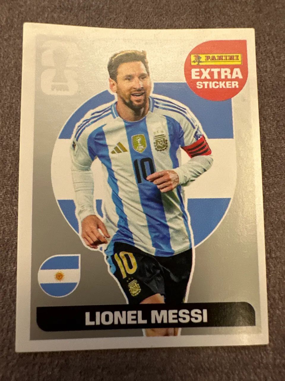Figurinha Copa do Mundo 2026 - Messi Prata