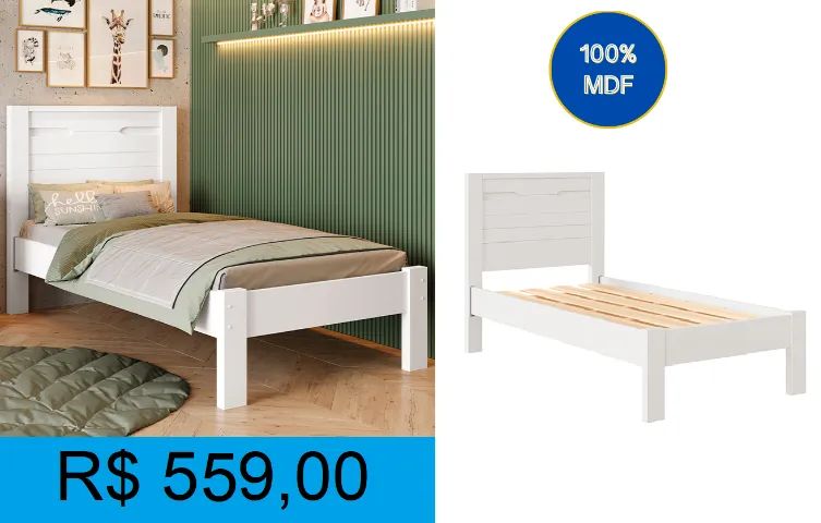 Cama de solteiro garanta já o seu - a pronta entrega 