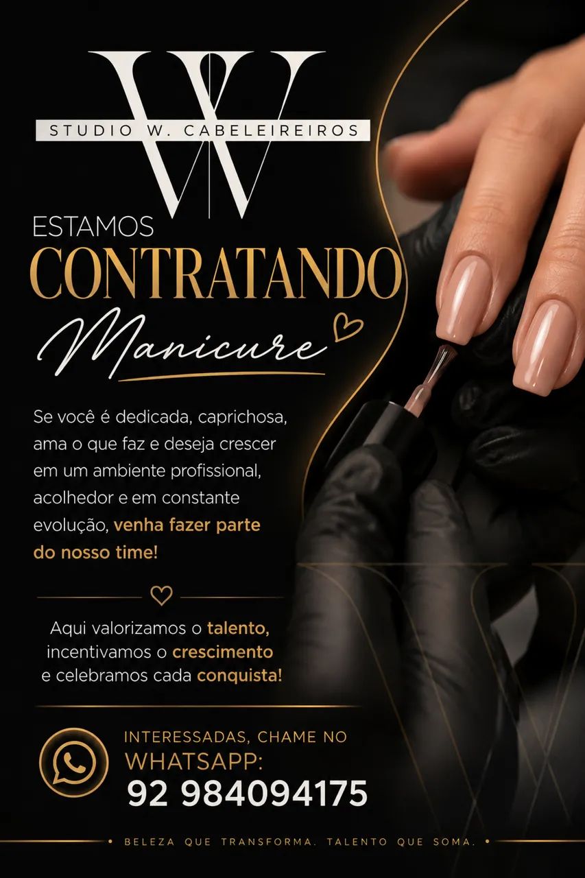 Vaga para Manicure 