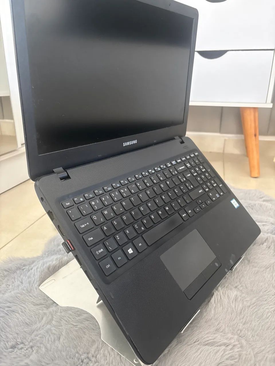Notebook Samsung + suporte + mouse + teclado - Foto 4