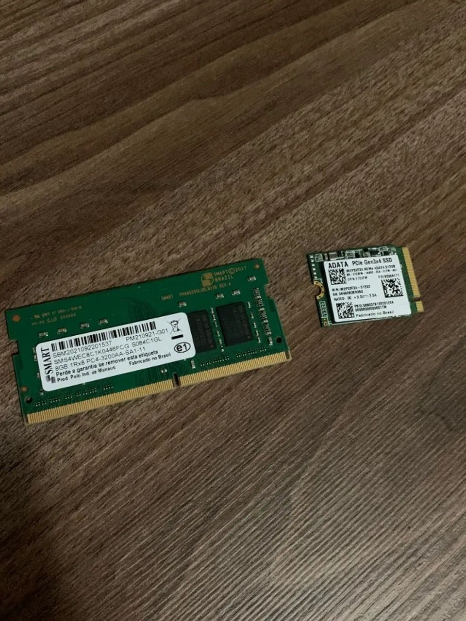 NVMe SSD 512GB + 8GB DDR4 3200 RAM Notebook Upgrade Kit