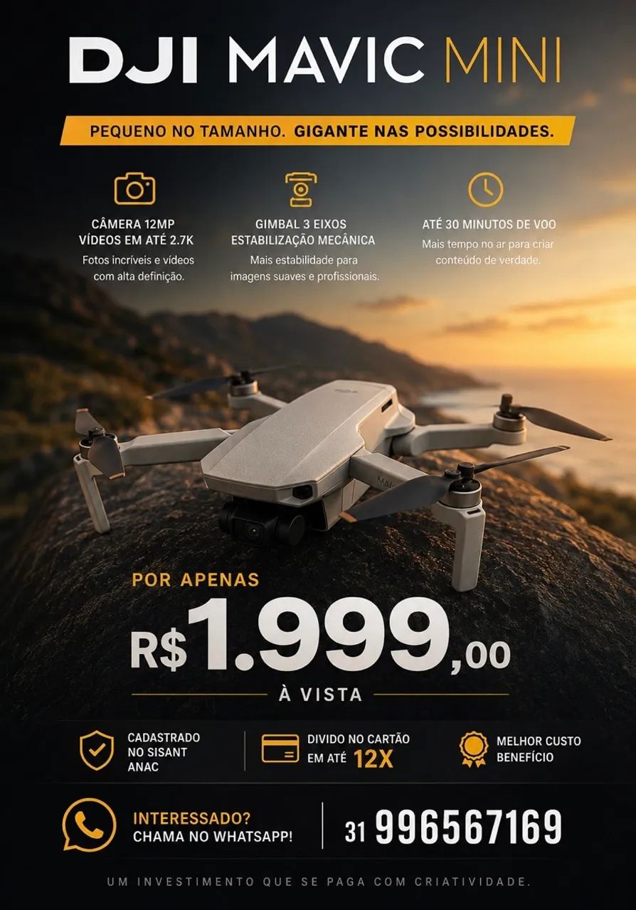 Drone DJI Marvic Mini - Foto 3