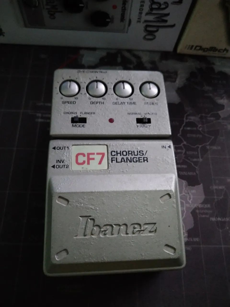 Pedal Ibanez Chorus/Flanger CF7