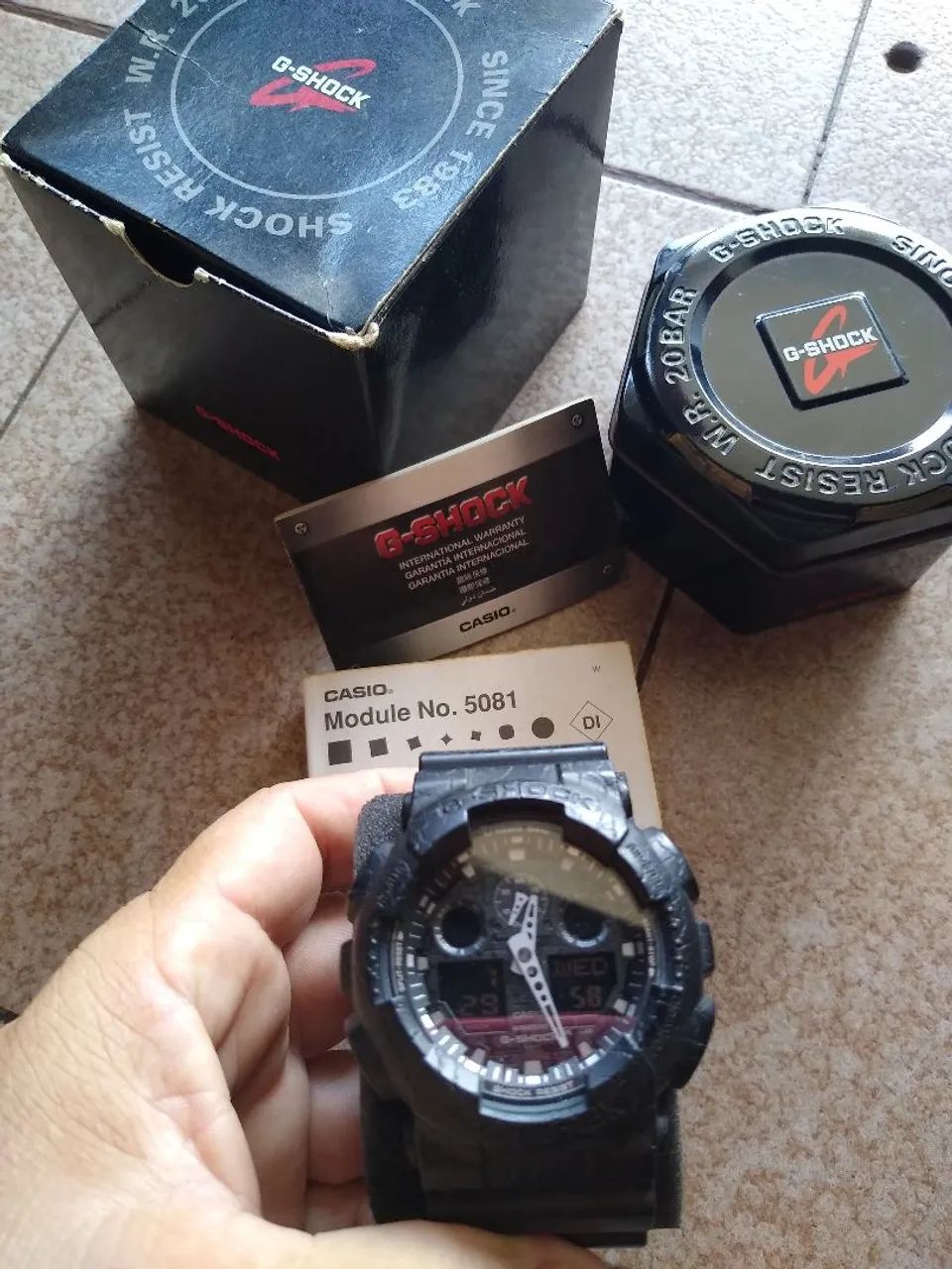 RELÓGIO CASIO G-SHOCK 100% ORIGINAL NA CAIXA.  - Foto 5