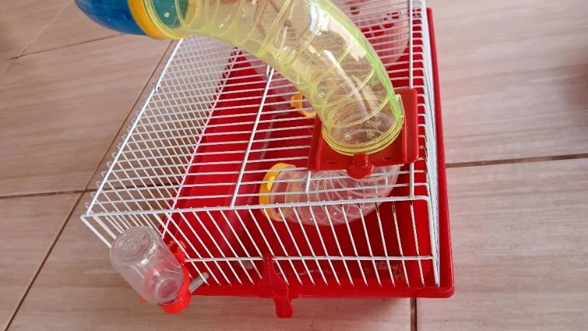 Gaiolinha Hamster + Serragem - Foto 2