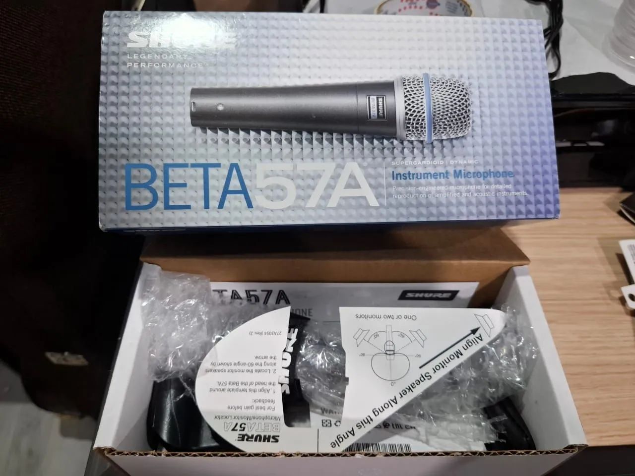 Microfone SHURE Beta 57A  - ORIGINAL