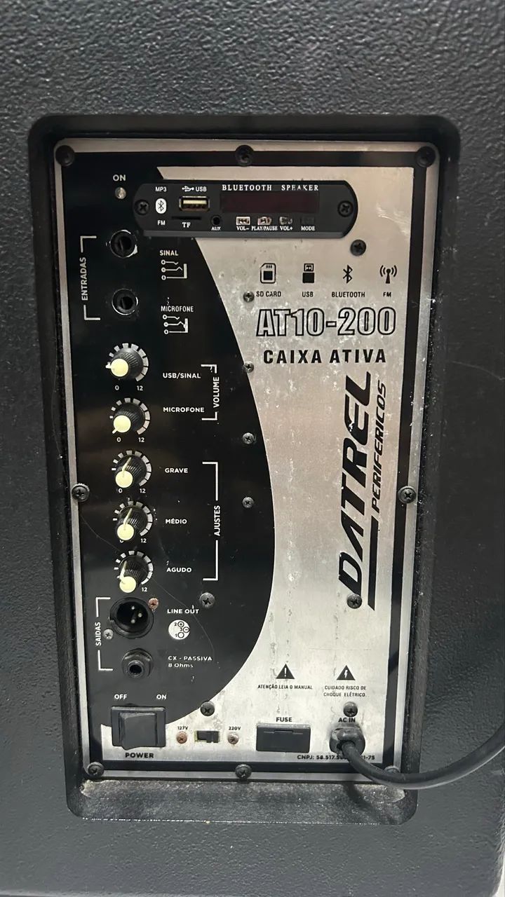 2 Caixas de som amplificadas - Ativa e passiva  - Foto 4