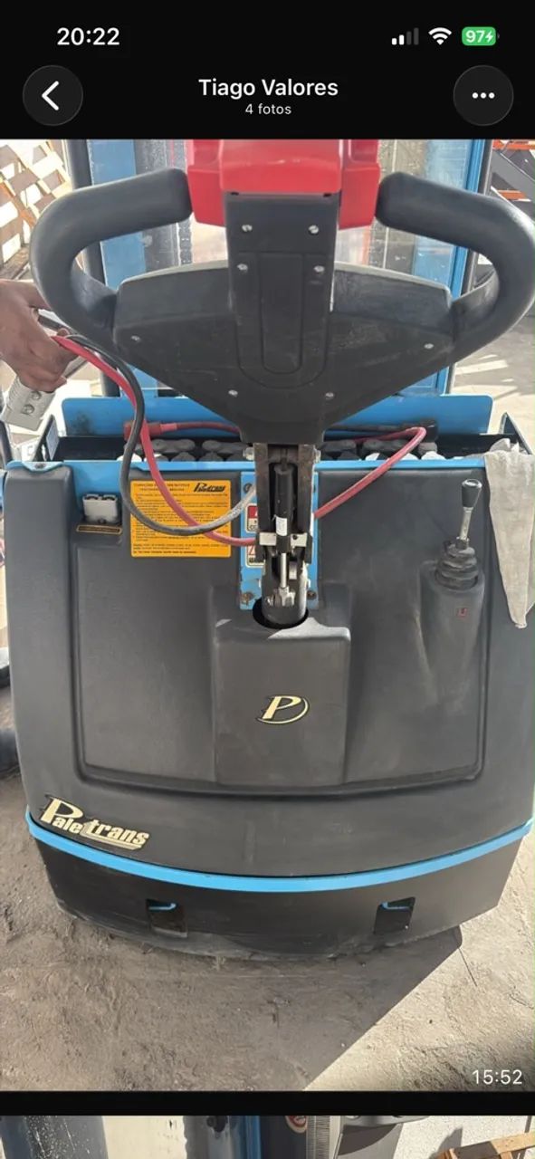 Empilhadeira eletrônica tracionaria paletrans  - Foto 4