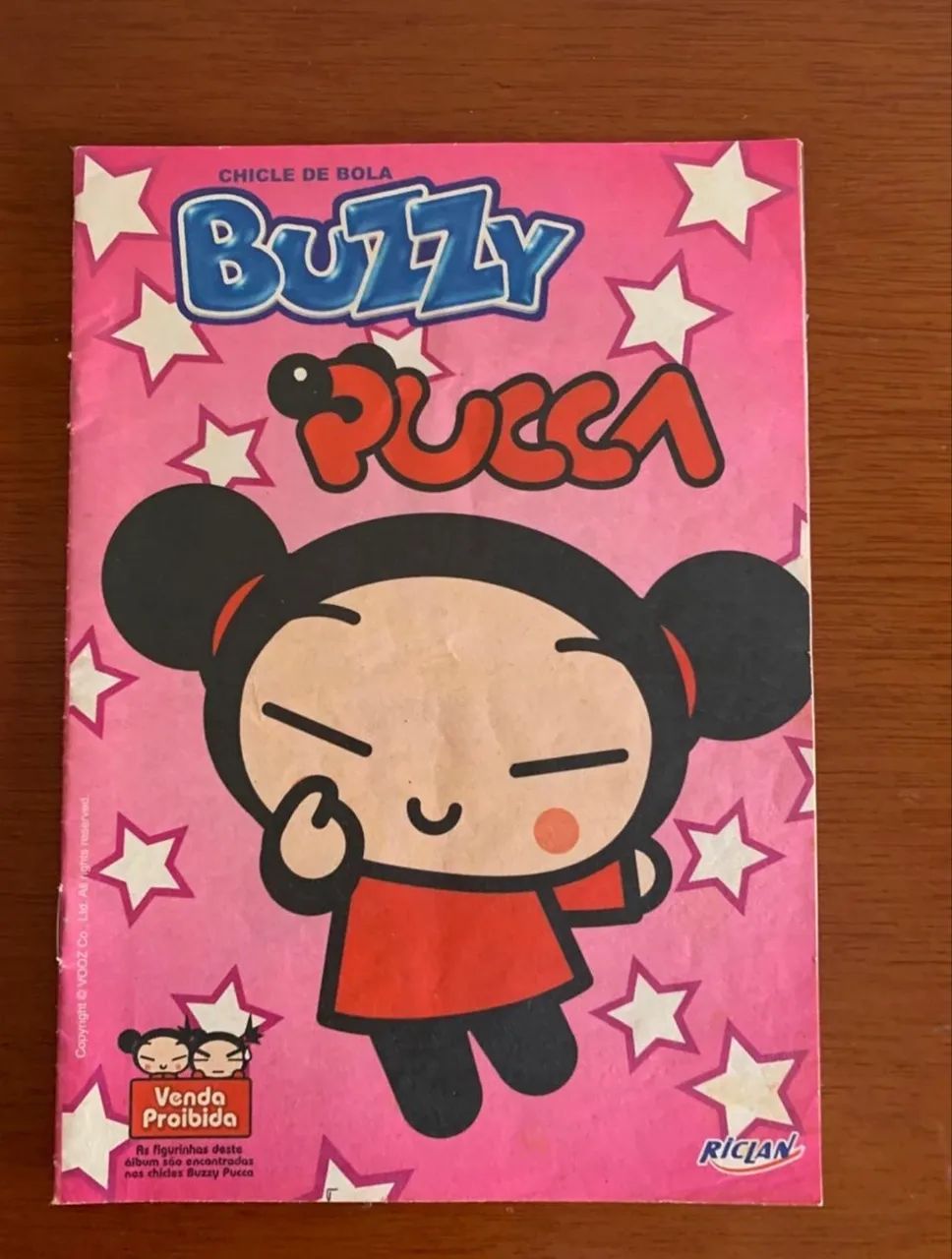 Álbum de figurinha buzzy chiclete pucca 2007 - Foto 2