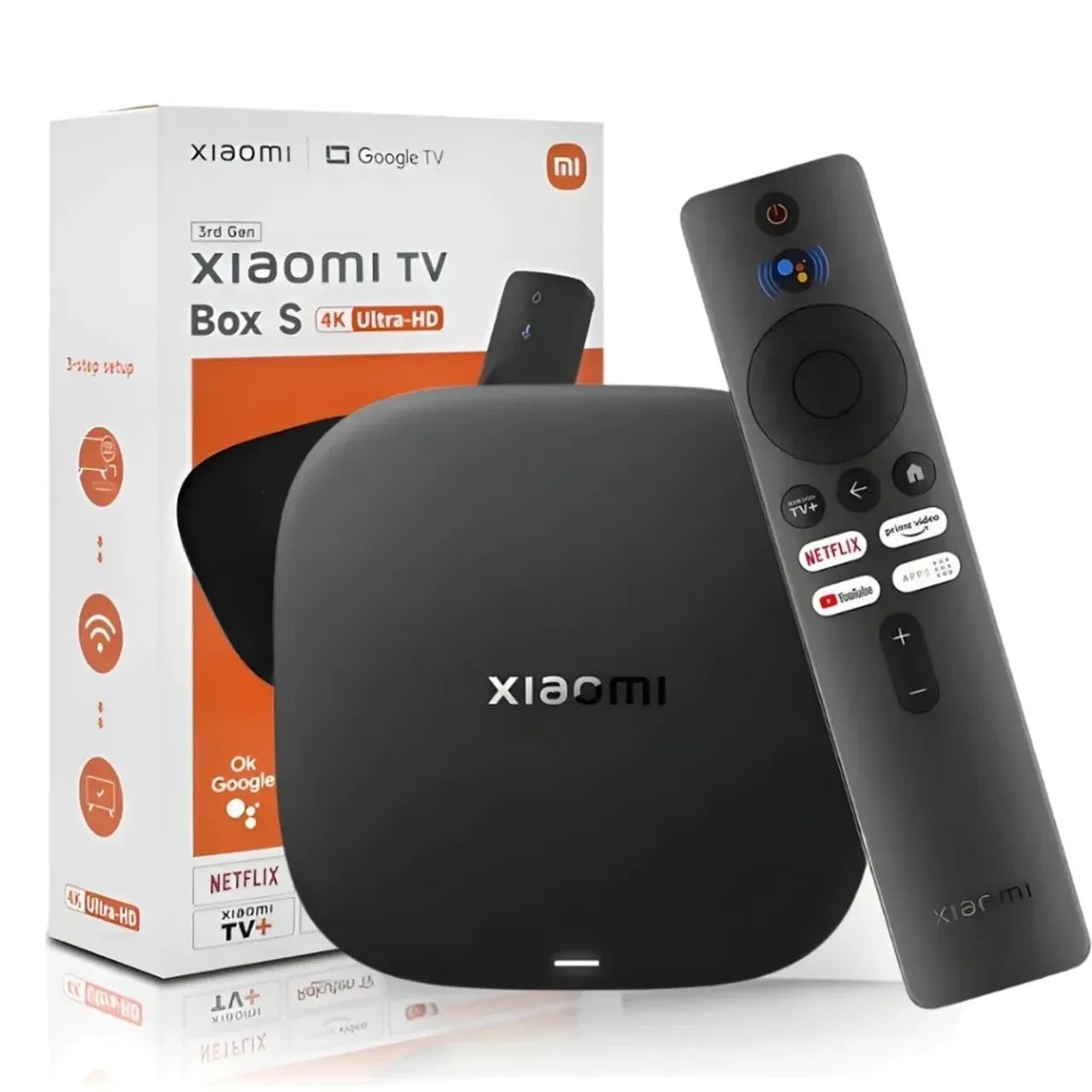 Xiaomi TV Box S (3ª Geração) 4K Ultra HD Preto - MDZ-32-AA