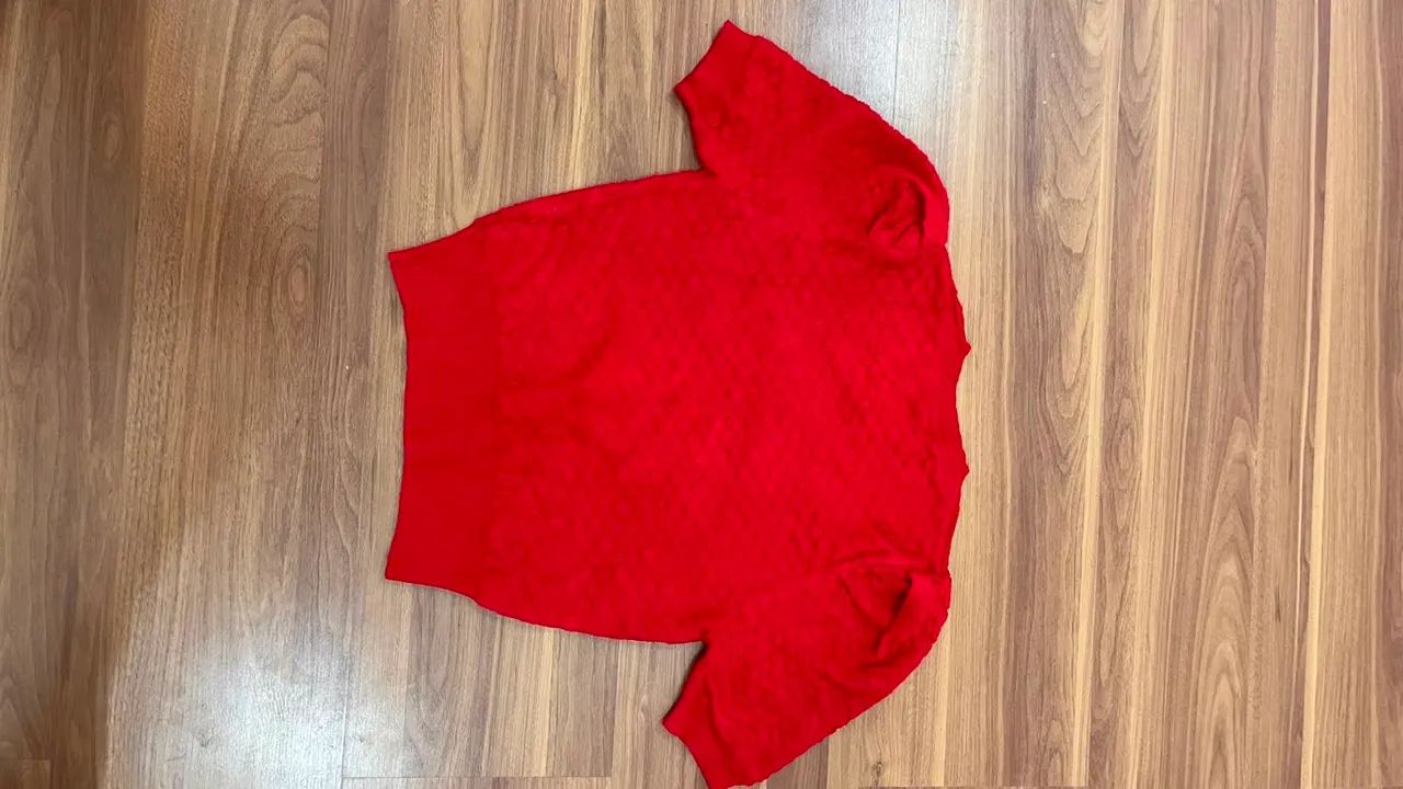 Tricô vermelho* M* lindo! - Foto 3