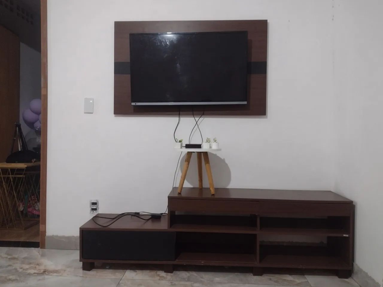 Painel TV até 50 polegadas + Rack - Foto 3