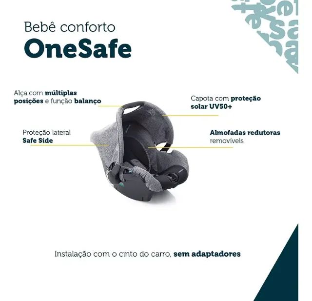 Bebê conforto One Safe Safety 1st - Foto 4