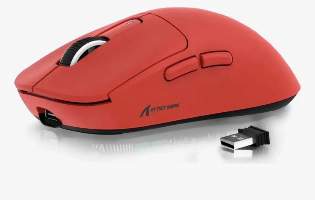 Kit teclado attack shark x68he, mouse attack shark x3 e mouse pad