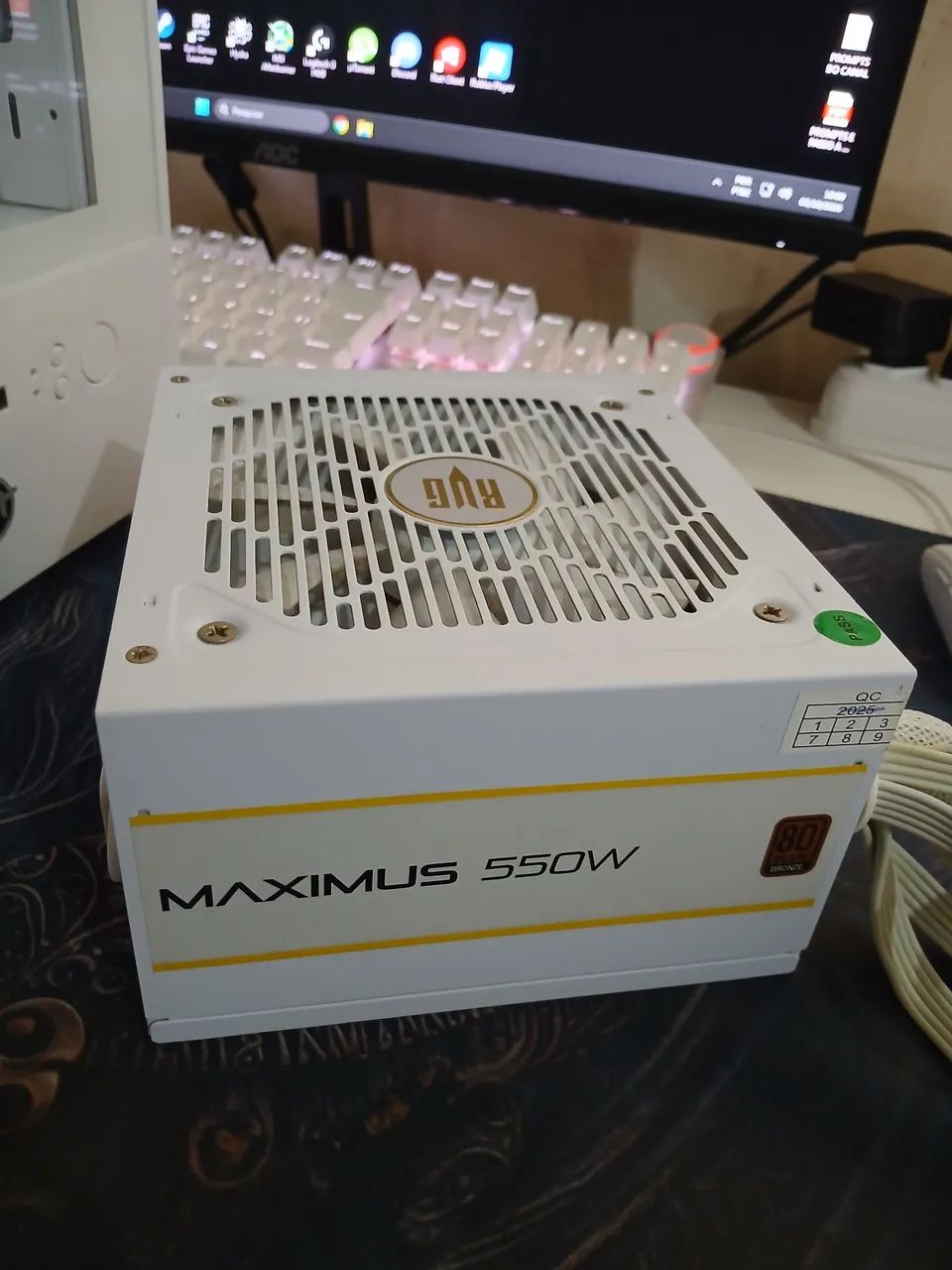 Fonte gamer Revenger 550w 80 plus - Foto 4