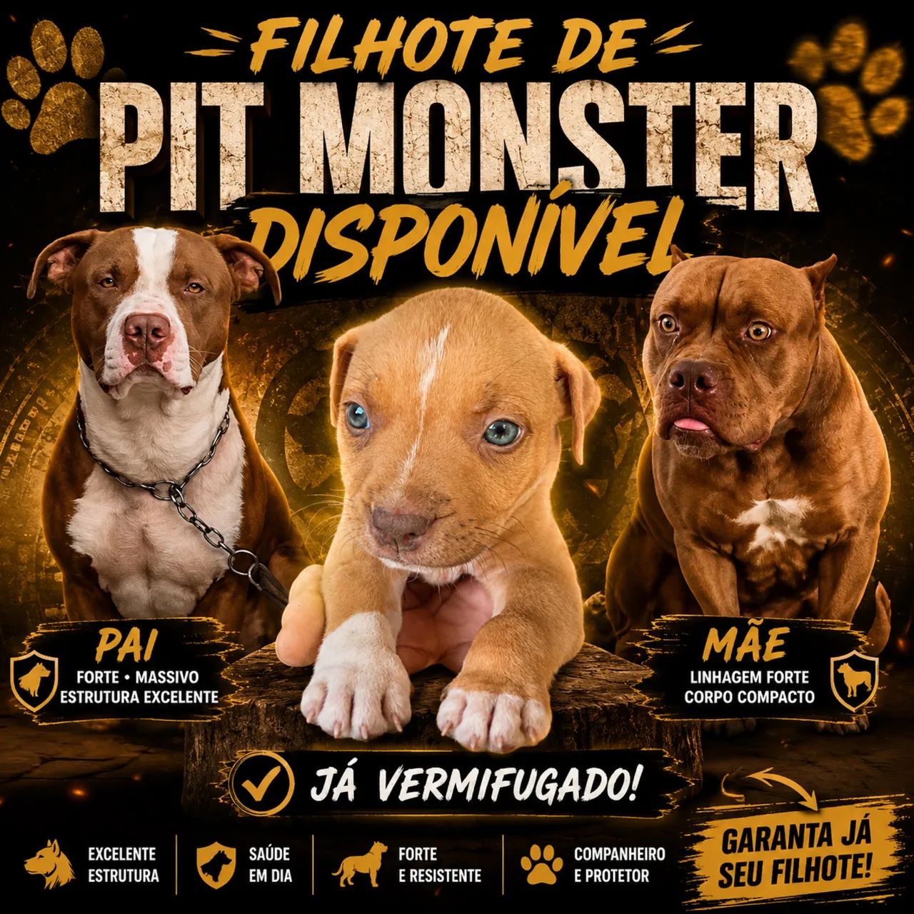 Filhote de Pit monst 