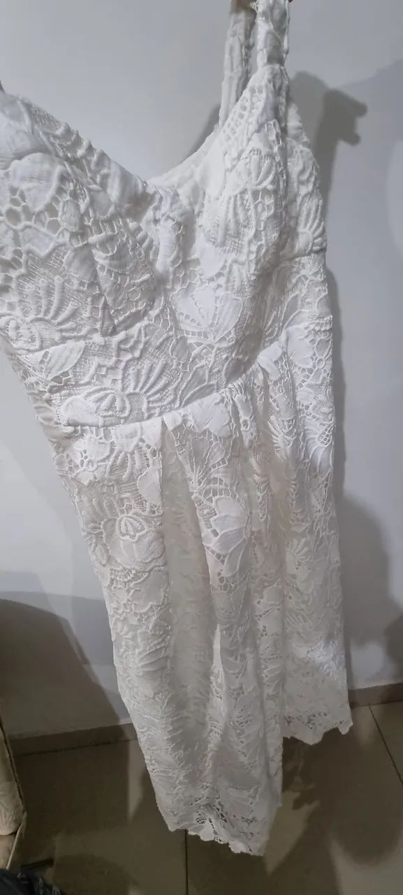 Vestido branco para noivado ou casamento  - Foto 4