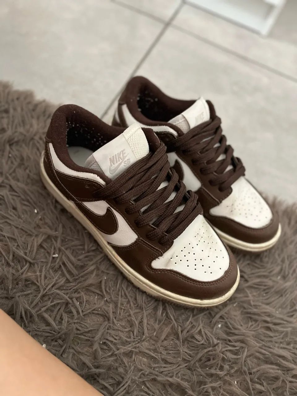 Nike Dunk marrom tamanho 36