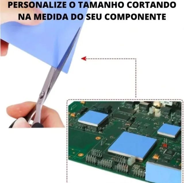 Thermal Pad 10cm X 10cm 3mm de espessuras - Foto 2