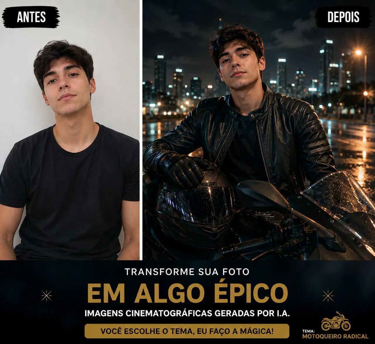 Transformo suas fotos em cenas incríveis  - Foto 4