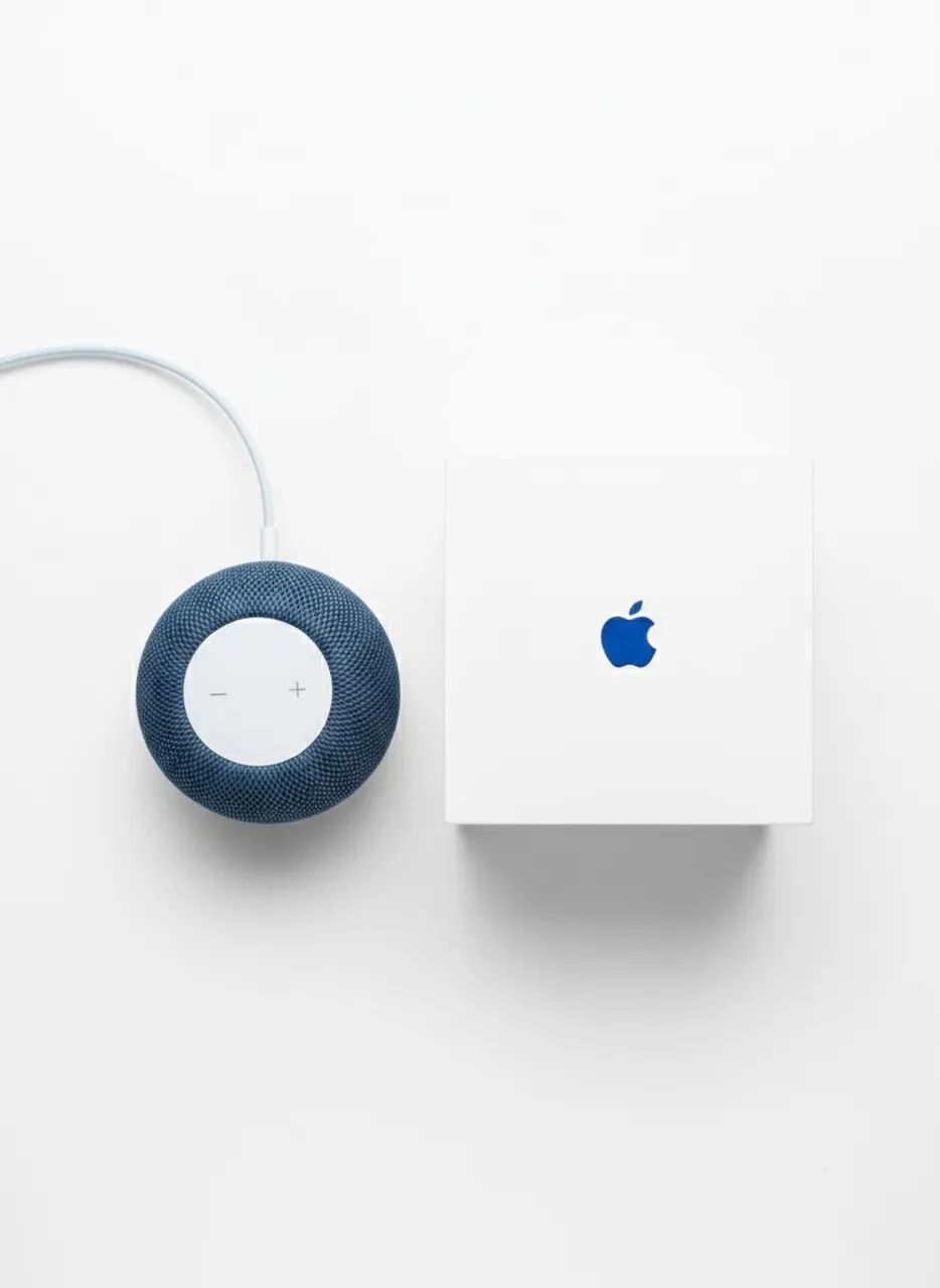 Apple HomePod Mini Azul Escuro - Impecável - Garantia até 24/07