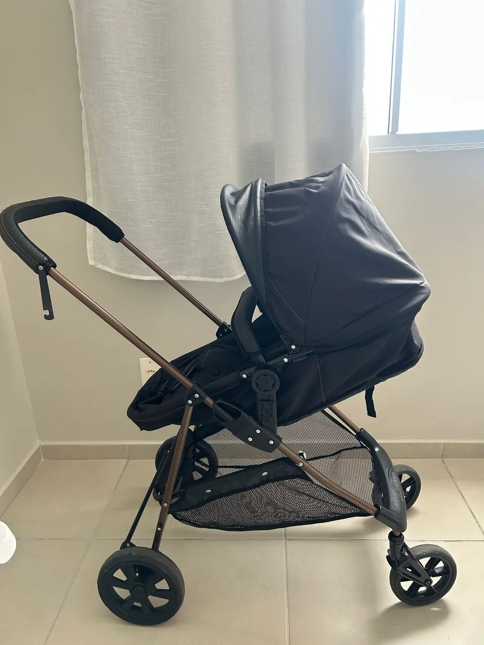 Carrinho de bebê + Bebê Conforto Isofix - Galzerano - Foto 5