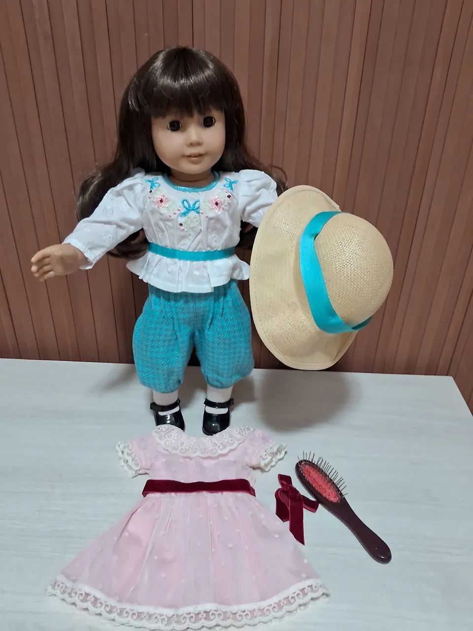 Boneca american gilr Samantha com roupinhas extras  - Foto 5