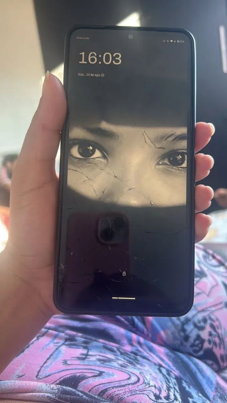 vendo ou troco moto g06 pro iPhone  - Foto 3