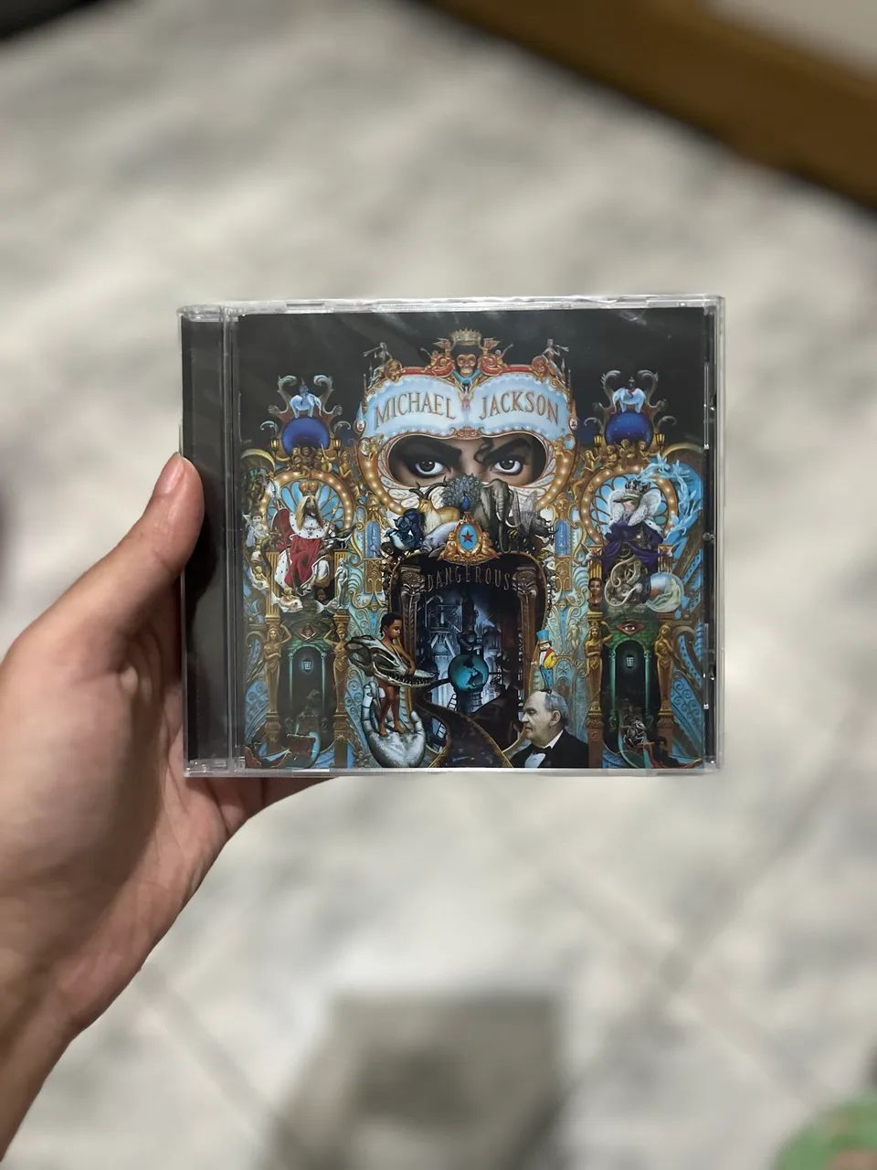CD dangerous michael jackson lacrado 